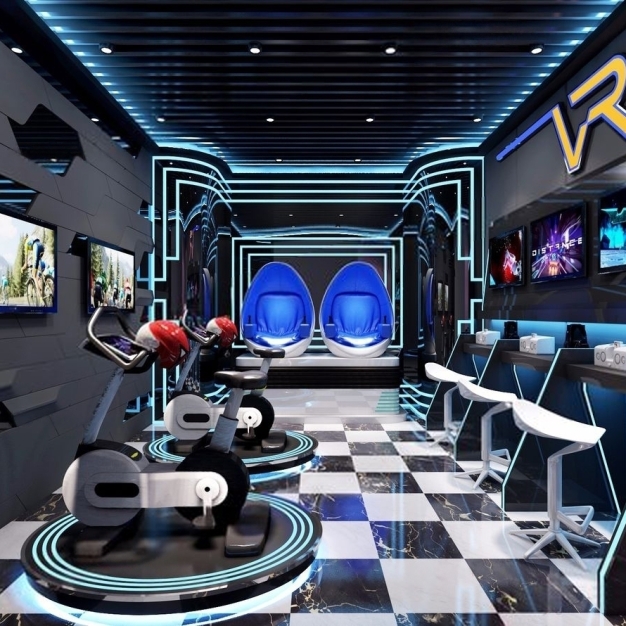 现代VR体验馆3D模型